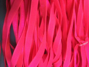 pink lingerie straps fabric dyeing specialist